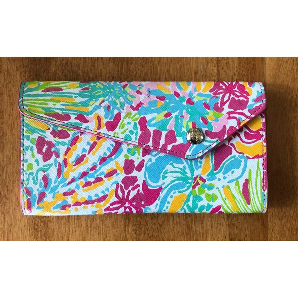 Lilly Pulitzer Eyeglass Sunglass Case IT'S ALWAYS SUNNY SOMEWHERE! Collapsible